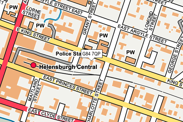 G84 7QP map - OS OpenMap – Local (Ordnance Survey)