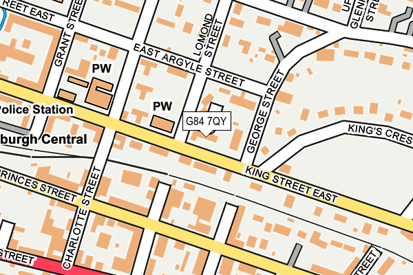 G84 7QY map - OS OpenMap – Local (Ordnance Survey)