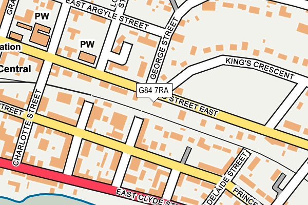 G84 7RA map - OS OpenMap – Local (Ordnance Survey)