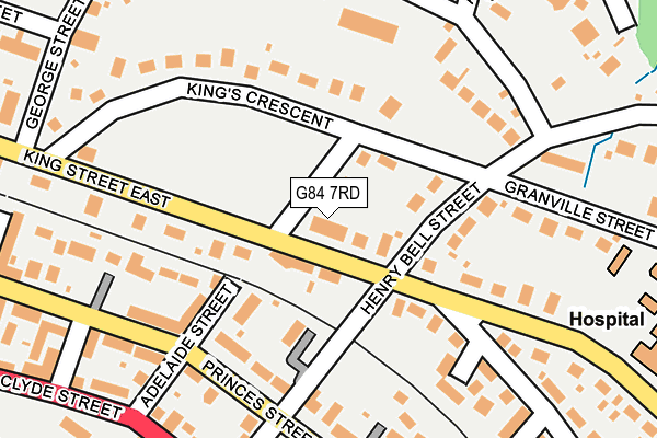 G84 7RD map - OS OpenMap – Local (Ordnance Survey)