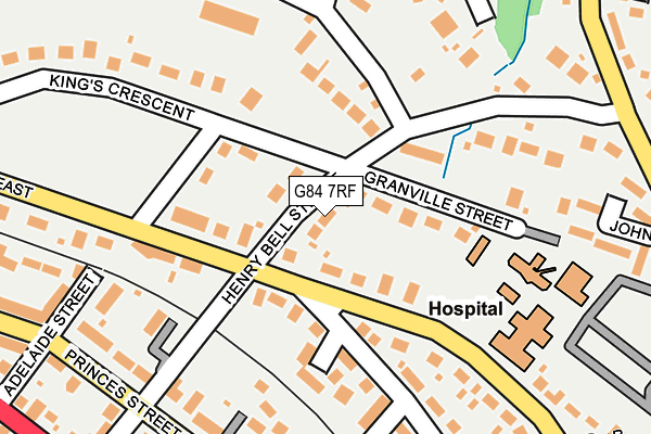 G84 7RF map - OS OpenMap – Local (Ordnance Survey)