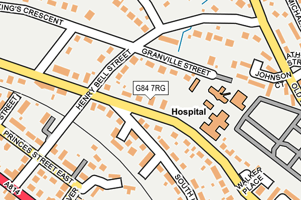 G84 7RG map - OS OpenMap – Local (Ordnance Survey)