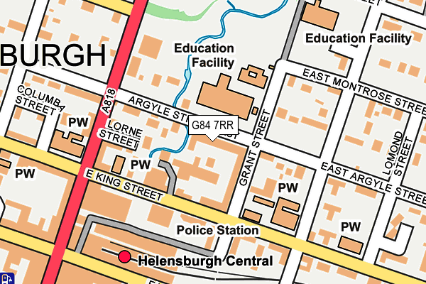 G84 7RR map - OS OpenMap – Local (Ordnance Survey)