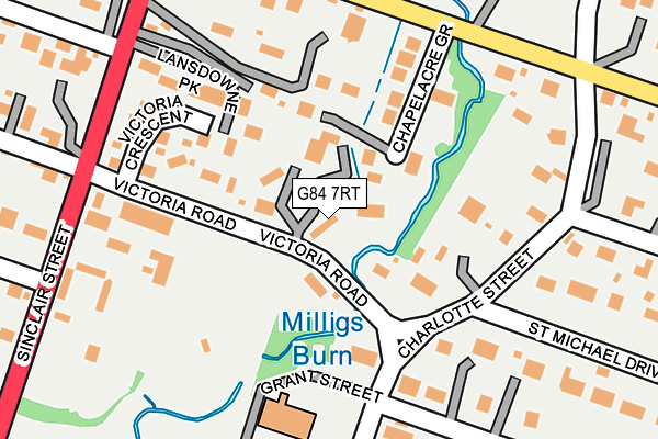 G84 7RT map - OS OpenMap – Local (Ordnance Survey)