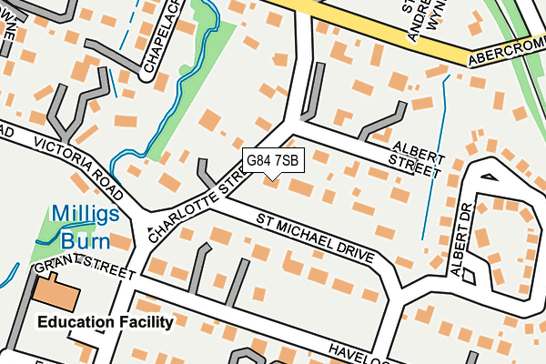 G84 7SB map - OS OpenMap – Local (Ordnance Survey)