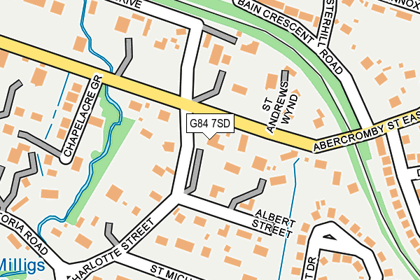 G84 7SD map - OS OpenMap – Local (Ordnance Survey)