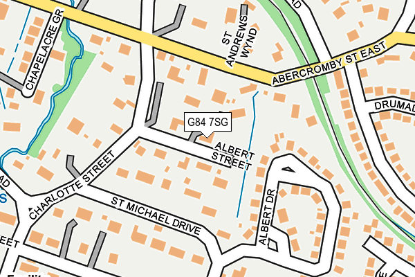 G84 7SG map - OS OpenMap – Local (Ordnance Survey)