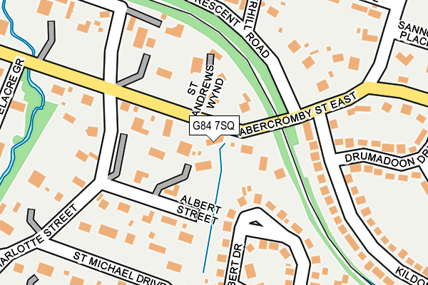 G84 7SQ map - OS OpenMap – Local (Ordnance Survey)