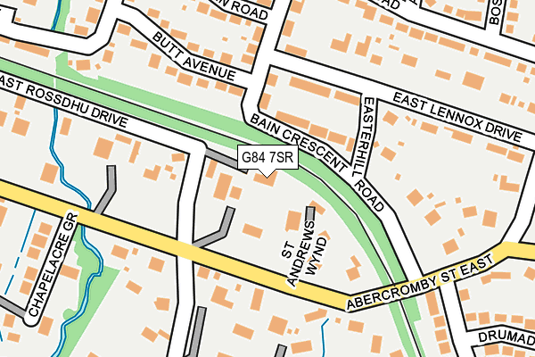 G84 7SR map - OS OpenMap – Local (Ordnance Survey)