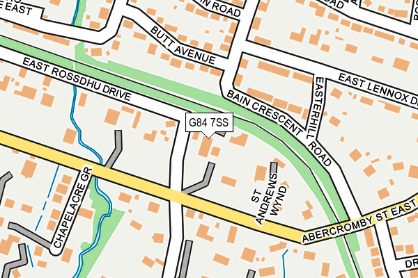 G84 7SS map - OS OpenMap – Local (Ordnance Survey)