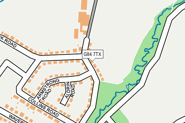 G84 7TX map - OS OpenMap – Local (Ordnance Survey)