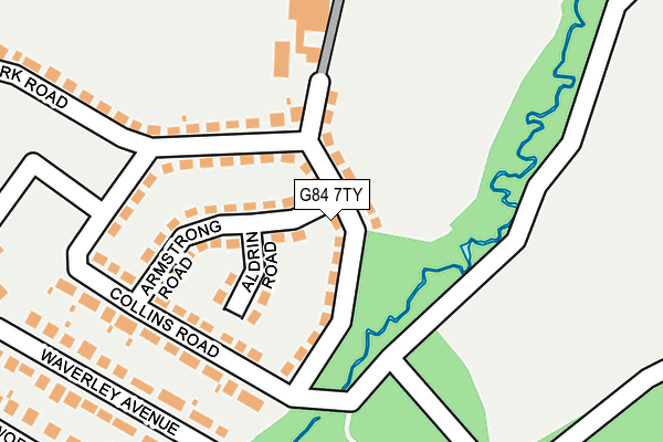 G84 7TY map - OS OpenMap – Local (Ordnance Survey)