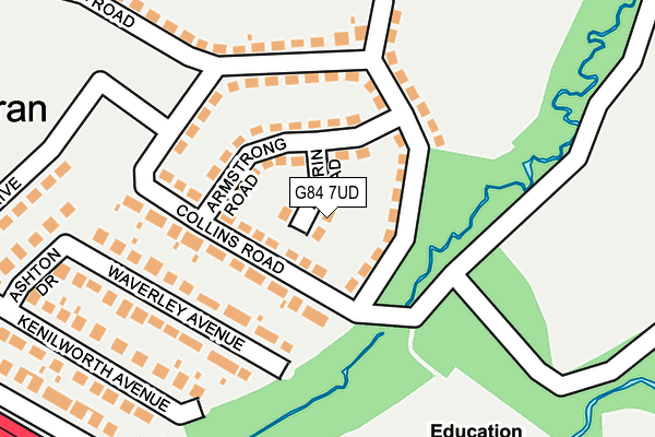 G84 7UD map - OS OpenMap – Local (Ordnance Survey)