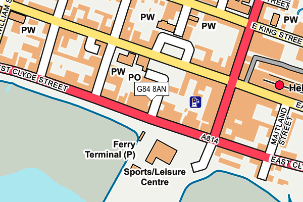 G84 8AN map - OS OpenMap – Local (Ordnance Survey)