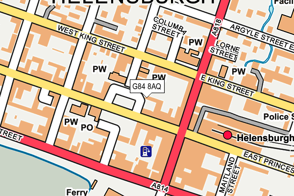 G84 8AQ map - OS OpenMap – Local (Ordnance Survey)