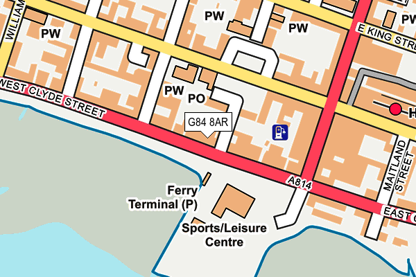 G84 8AR map - OS OpenMap – Local (Ordnance Survey)