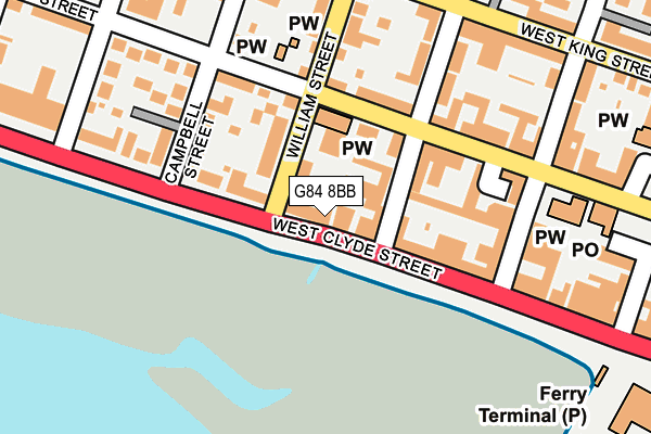 G84 8BB map - OS OpenMap – Local (Ordnance Survey)