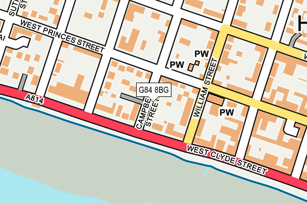 G84 8BG map - OS OpenMap – Local (Ordnance Survey)