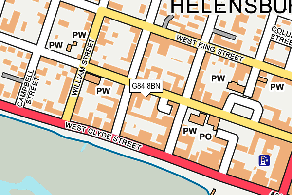 G84 8BN map - OS OpenMap – Local (Ordnance Survey)