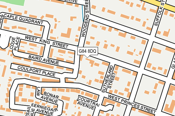 G84 8DQ map - OS OpenMap – Local (Ordnance Survey)