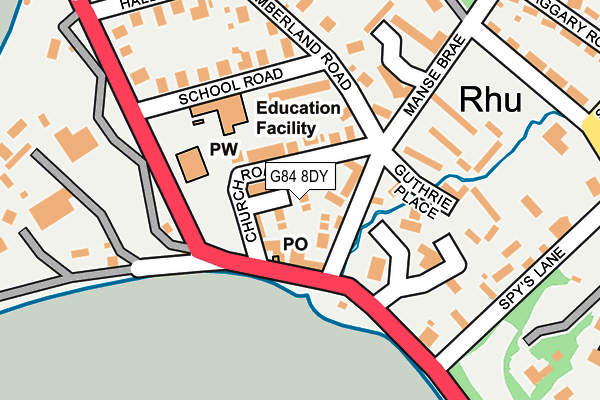 G84 8DY map - OS OpenMap – Local (Ordnance Survey)