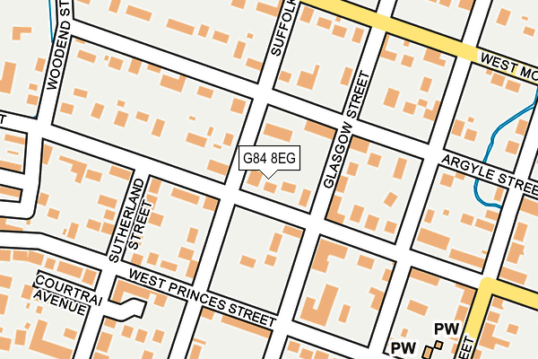 G84 8EG map - OS OpenMap – Local (Ordnance Survey)