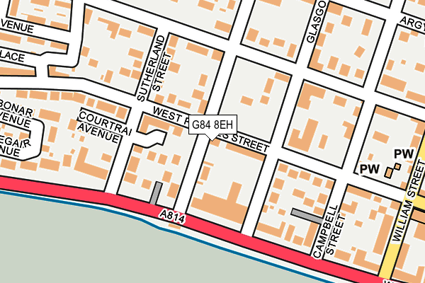 G84 8EH map - OS OpenMap – Local (Ordnance Survey)