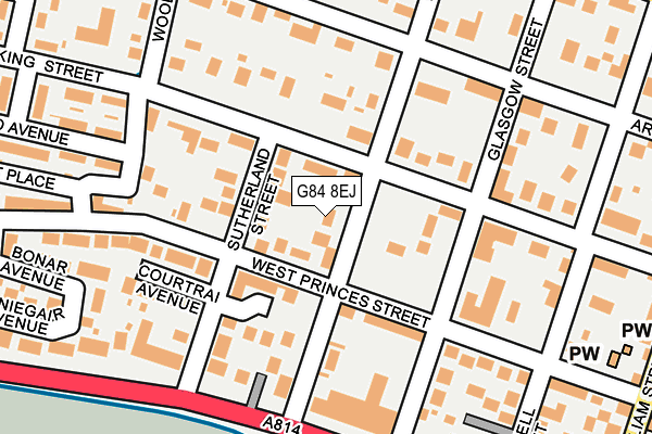 G84 8EJ map - OS OpenMap – Local (Ordnance Survey)