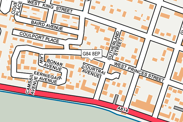 G84 8EP map - OS OpenMap – Local (Ordnance Survey)