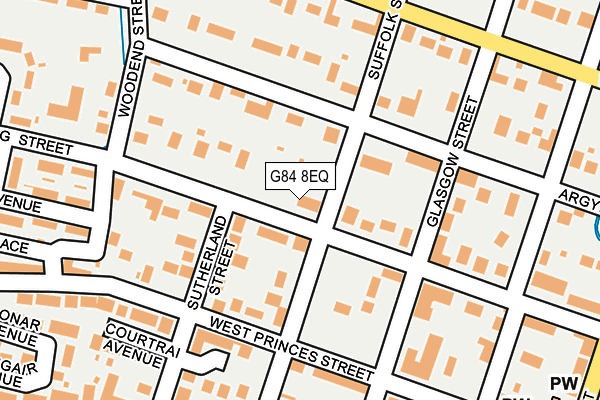 G84 8EQ map - OS OpenMap – Local (Ordnance Survey)