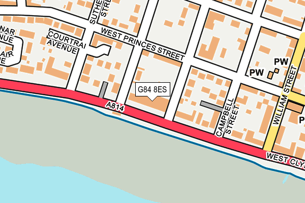 G84 8ES map - OS OpenMap – Local (Ordnance Survey)