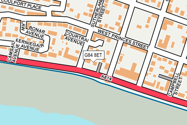G84 8ET map - OS OpenMap – Local (Ordnance Survey)