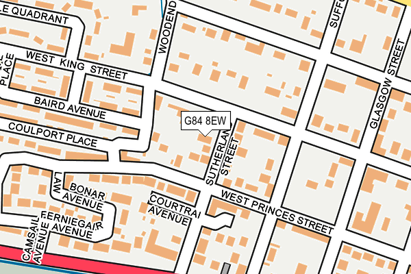 G84 8EW map - OS OpenMap – Local (Ordnance Survey)