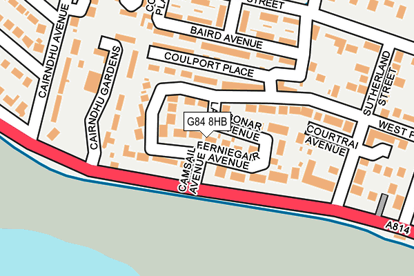 G84 8HB map - OS OpenMap – Local (Ordnance Survey)