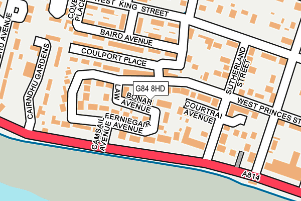 G84 8HD map - OS OpenMap – Local (Ordnance Survey)