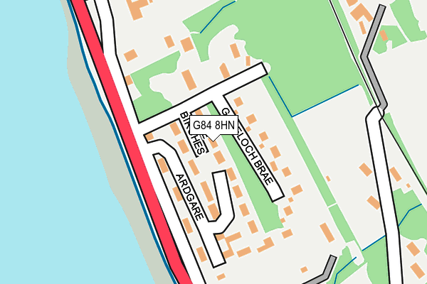 G84 8HN map - OS OpenMap – Local (Ordnance Survey)