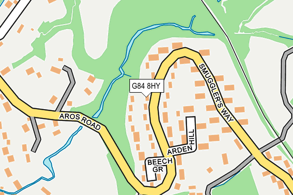 G84 8HY map - OS OpenMap – Local (Ordnance Survey)