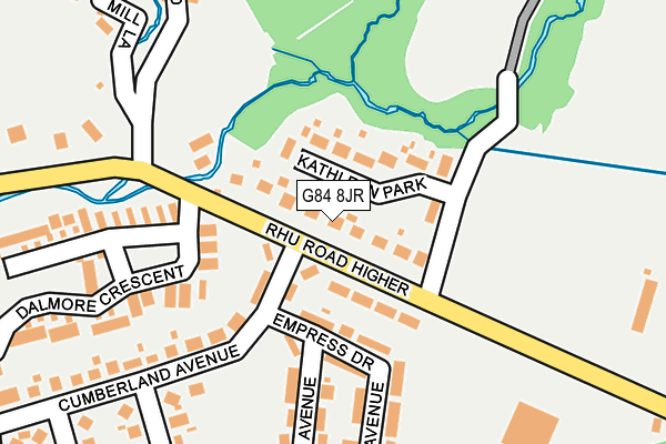 G84 8JR map - OS OpenMap – Local (Ordnance Survey)