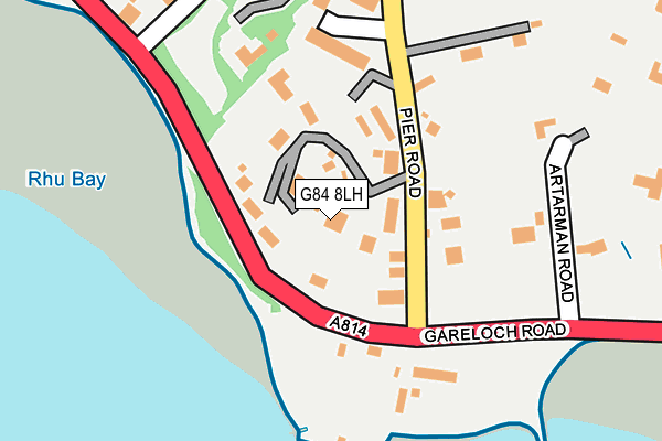 G84 8LH map - OS OpenMap – Local (Ordnance Survey)