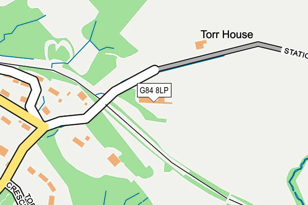 G84 8LP map - OS OpenMap – Local (Ordnance Survey)