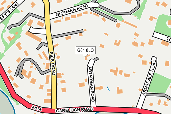 G84 8LQ map - OS OpenMap – Local (Ordnance Survey)