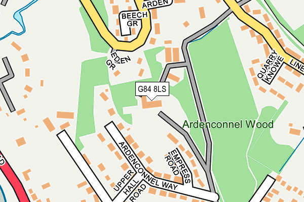 G84 8LS map - OS OpenMap – Local (Ordnance Survey)