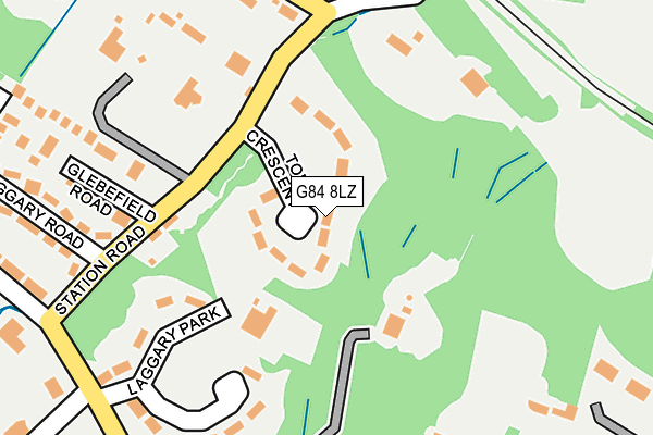 G84 8LZ map - OS OpenMap – Local (Ordnance Survey)