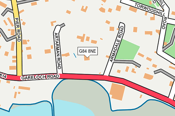 G84 8NE map - OS OpenMap – Local (Ordnance Survey)