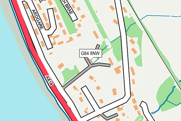 G84 8NW map - OS OpenMap – Local (Ordnance Survey)