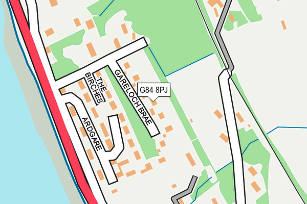 G84 8PJ map - OS OpenMap – Local (Ordnance Survey)