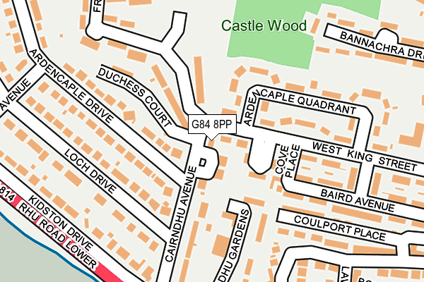 G84 8PP map - OS OpenMap – Local (Ordnance Survey)