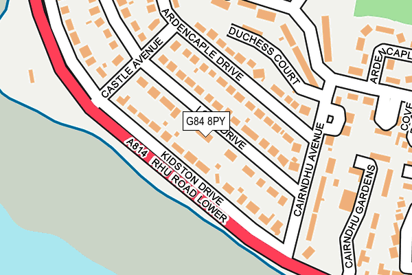 G84 8PY map - OS OpenMap – Local (Ordnance Survey)