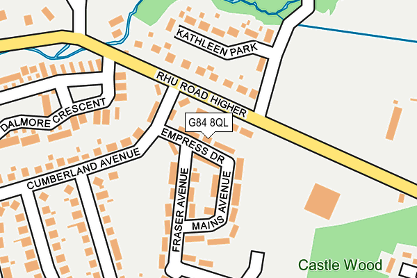 G84 8QL map - OS OpenMap – Local (Ordnance Survey)