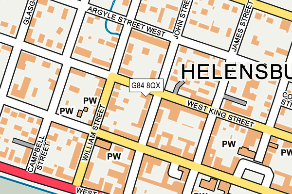 G84 8QX map - OS OpenMap – Local (Ordnance Survey)